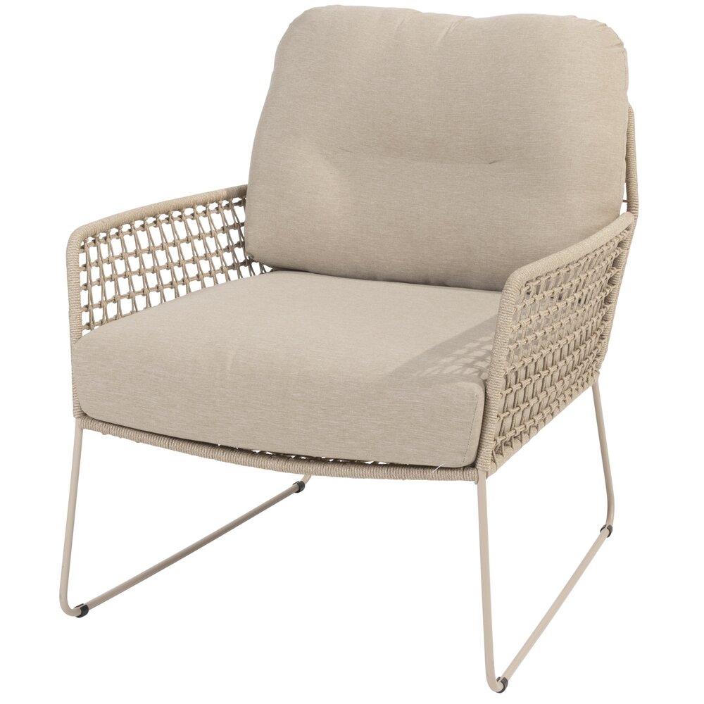 Taste 4SO Showroommodel Albano stoel bank loungeset 3 delig latte rope Taste 4SO