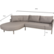4 Seasons Outdoor Showroommodel Catalana chaise longue loungeset 2 delig cloud Taste 4SO 4 Seasons Outdoor Showroommodel Catalana chaise longue loungeset 2 delig cloud Taste 4SO
