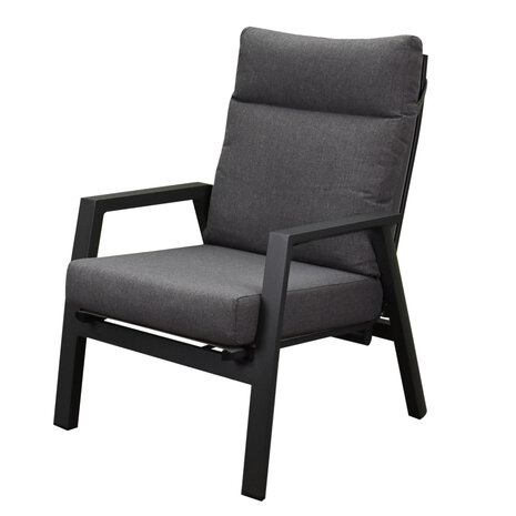 AVH-Collectie Showroommodel Vegas lounge balkonset 2 delig verstelbaar antraciet