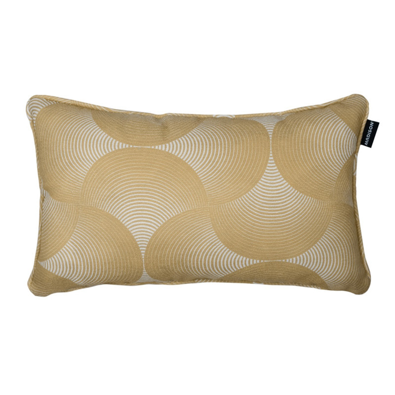 Madison Sierkussen 30x50 cm paspel Outdoor WR Napels rondo mustard
