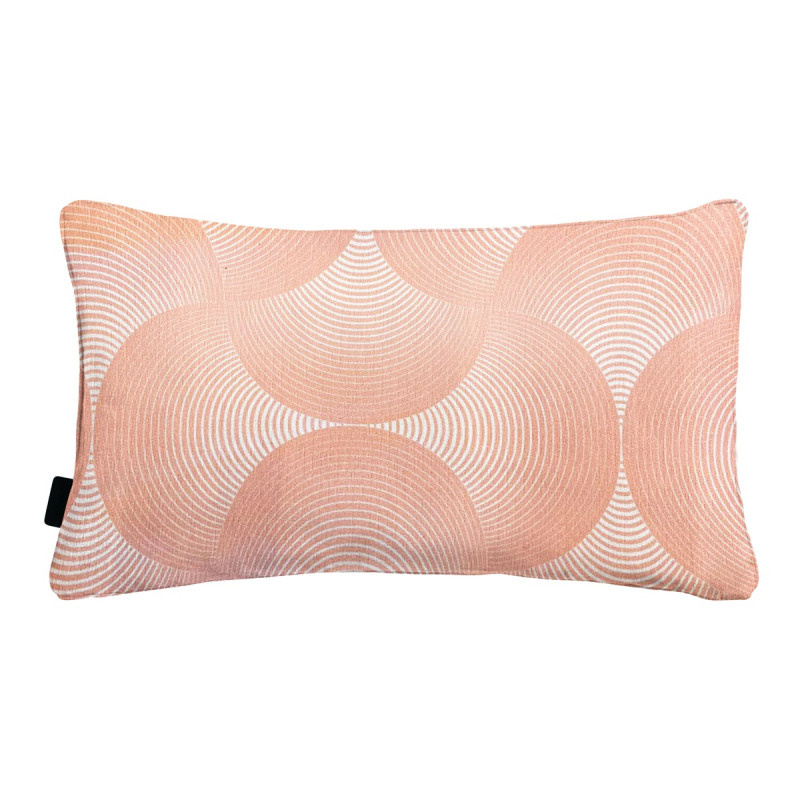 Madison Sierkussen 30x50 cm paspel Outdoor WR Napels rondo salmone