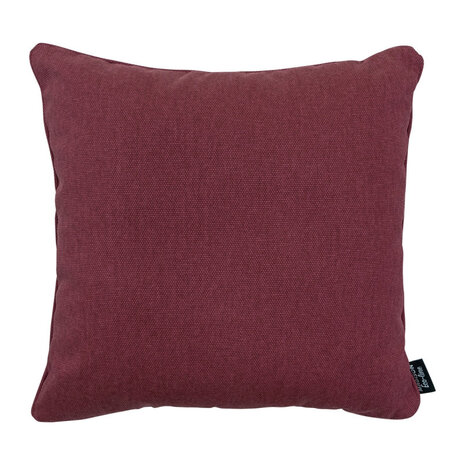 Madison Sierkussen 50X50 cm paspel Bordeaux canvas eco+