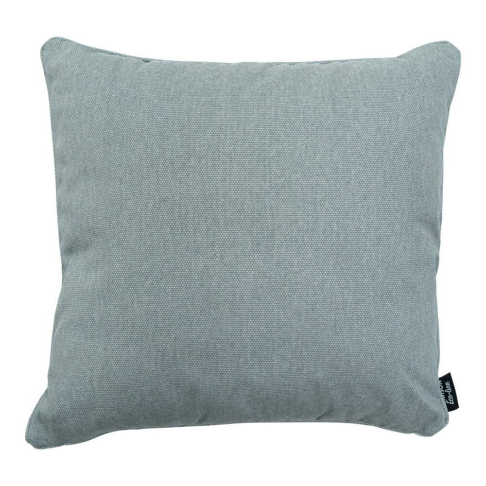 Madison Sierkussen 50X50 cm paspel Silver canvas eco+