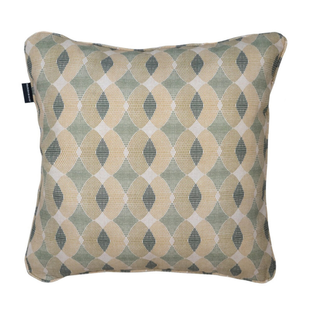 Madison Sierkussen 50X50 cm paspel Rae green