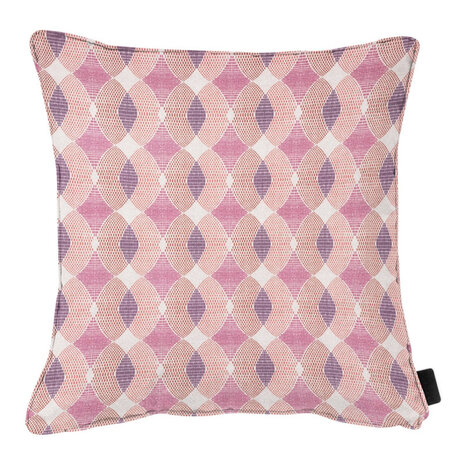 Madison Sierkussen 50X50 cm paspel Rae purple