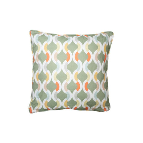 Madison Sierkussen 50X50 cm paspel Outdoor+ Trivia green