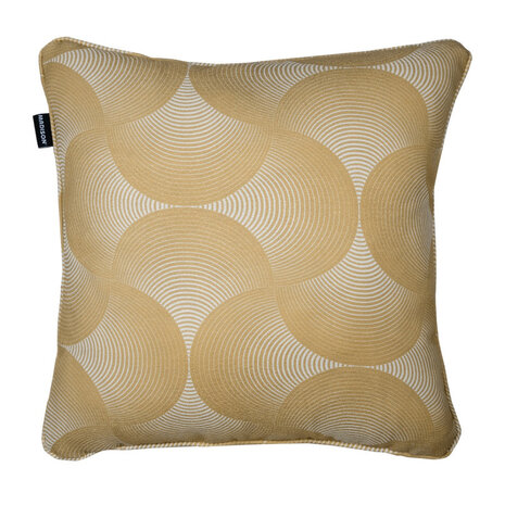 Madison Sierkussen 50X50 cm paspel Outdoor WR Napels rondo mustard