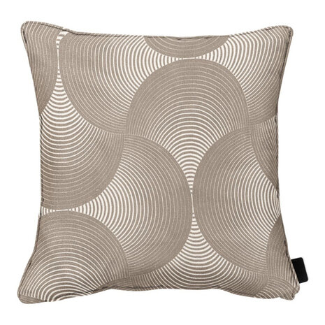 Madison Sierkussen 50X50 cm paspel Outdoor WR Napels rondo taupe