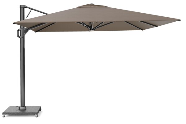 Platinum Beaufort premium zweefparasol 320x320 cm Havana met parasolvoet 120kg en hoes
