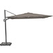Platinum Nexus T2 premium zweefparasol 300x300 cm Havana met parasolvoet 90kg en hoes
