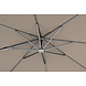 Platinum Nexus T2 premium zweefparasol 300x300 cm Havana met parasolvoet 90kg en hoes