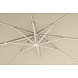 Platinum Beaufort premium zweefparasol 320x320 cm Champagne met parasolvoet 120kg en hoes