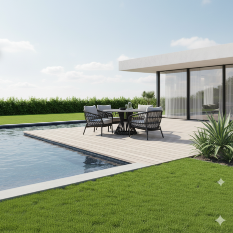 AVH-Collectie Arezzo Pasadena low dining tuinset 140xH69 cm 5 delig antraciet AVH-Collectie Arezzo Pasadena low dining tuinset 140xH69 cm 5 delig antraciet