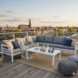 AVH-Collectie Fabri hoek loungeset 5 delig aluminium wit AVH-Collectie Fabri hoek loungeset 5 delig aluminium wit