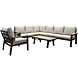 AVH-Collectie Showroommodel Lola hoek loungeset 6-delig aluminium antraciet