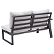 AVH-Collectie Showroommodel Lola hoek loungeset 6-delig aluminium antraciet