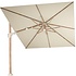 Challenger T2 premium parasol 350x260 cm teak champagne
