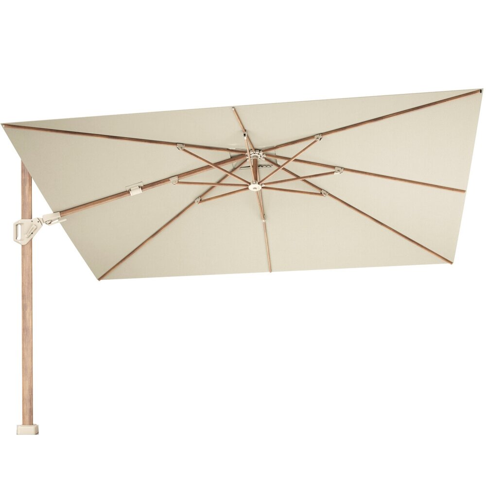 Platinum Challenger T2 premium parasol 260x350 cm teak champagne Platinum Challenger T2 premium parasol 260x350 cm teak champagne
