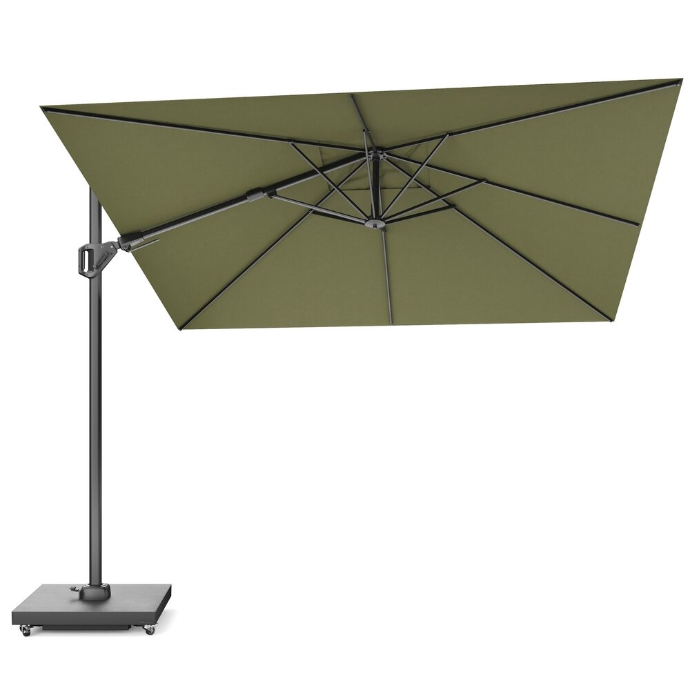 Platinum Challenger T2 premium parasol 300x300 cm antraciet lush green Platinum Challenger T2 premium parasol 300x300 cm antraciet lush green