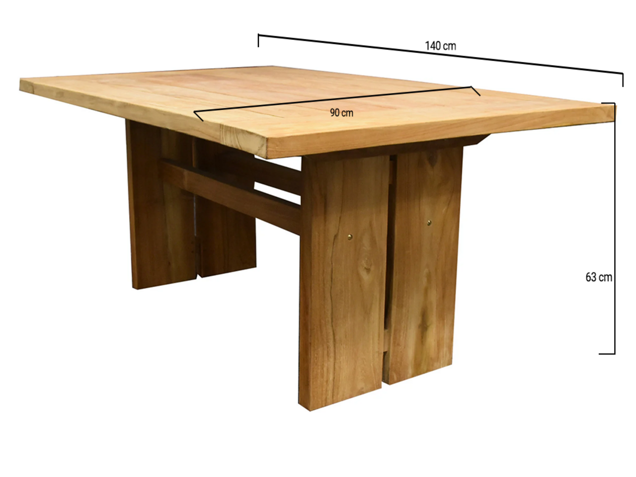 AVH-Collectie Paris lounge-diningtafel 140x90xH63 cm AVH-Collectie Paris lounge-diningtafel 140x90xH63 cm