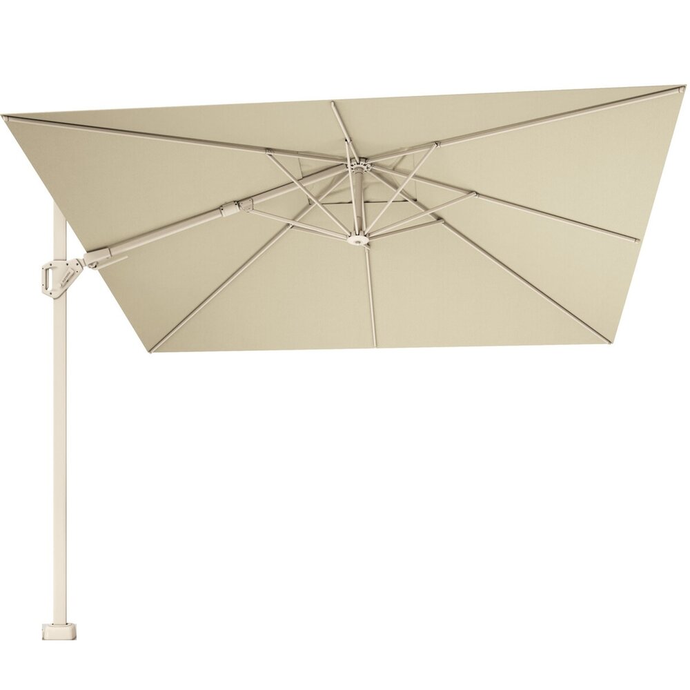 Platinum Challenger T2 premium parasol 300x300 cm sandstone champagne Platinum Challenger T2 premium parasol 300x300 cm sandstone champagne