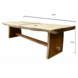 AVH-Collectie Boomstamtafel 250x90xH77,5 cm - bladdikte 8 cm AVH-Collectie Boomstamtafel 250x90xH77,5 cm - bladdikte 8 cm