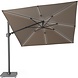Platinum Challenger T2 glow premium parasol 300x300 cm antraciet havanna Platinum Challenger T2 glow premium parasol 300x300 cm antraciet havanna