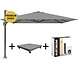 Platinum Challenger T1 telescope premium zweefparasol 350x350 cm manhattan met parasolvoet 120kg en hoes Platinum Challenger T1 telescope premium zweefparasol 350x350 cm manhattan met parasolvoet 120kg en hoes
