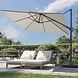Platinum Voyager T2 zweefparasol 270x270 cm Havanna met 90KG voet en hoes Platinum Voyager T2 zweefparasol 270x270 cm Havanna met 90KG voet en hoes