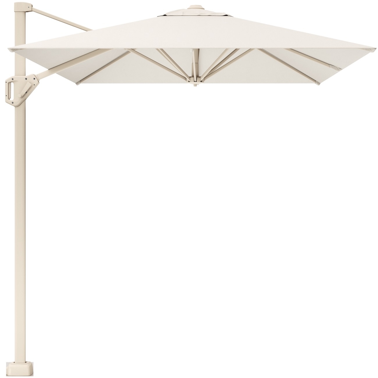Platinum Voyager T1 zweefparasol 250x250 cm sandstone Ivory