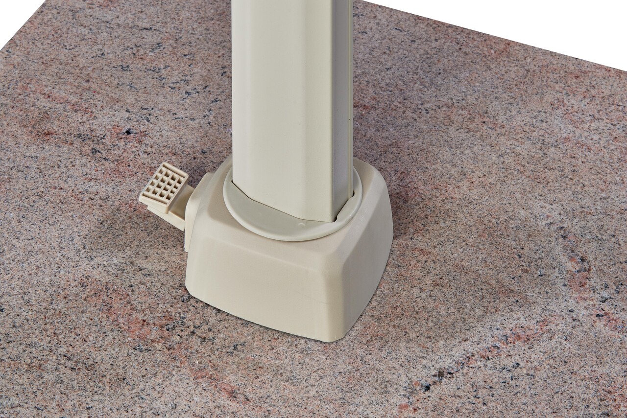 Platinum Voyager T1 zweefparasol 250x250 cm sandstone Ivory