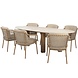 4 Seasons Outdoor Estate Martinique dining tuinset 240x105xH75 cm 7 delig keramiek amber 4 Seasons Outdoor