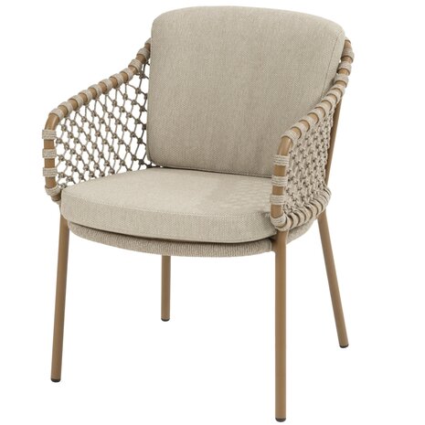 4 Seasons Outdoor Estate Martinique dining tuinset 240x105xH75 cm 7 delig keramiek amber 4 Seasons Outdoor