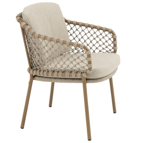 4 Seasons Outdoor Estate Martinique dining tuinset 240x105xH75 cm 7 delig keramiek amber 4 Seasons Outdoor