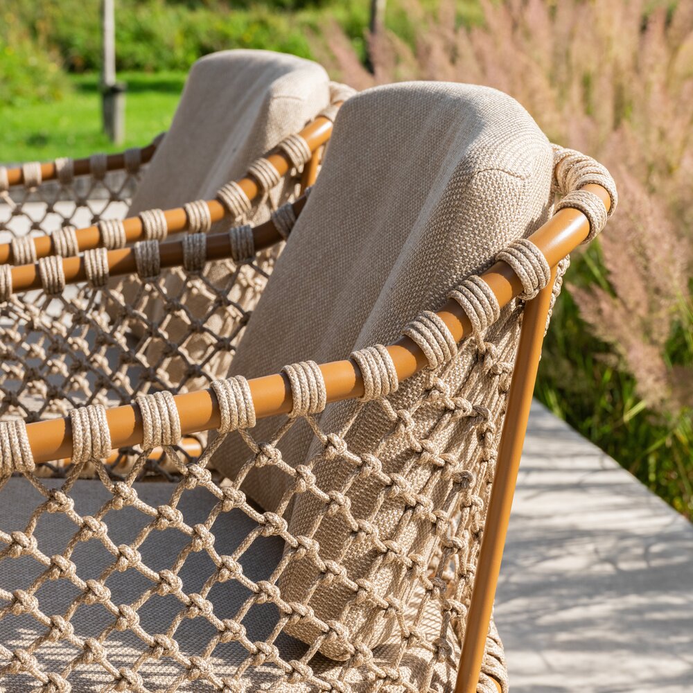 4 Seasons Outdoor Hampton Martinique dining tuinset 240x105xH75 cm 7 delig mortex amber 4 Seasons Outdoor
