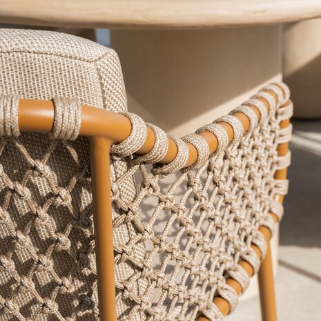 4 Seasons Outdoor Hampton Martinique dining tuinset 240x105xH75 cm 7 delig mortex amber 4 Seasons Outdoor