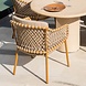 4 Seasons Outdoor Hampton Martinique dining tuinset 240x105xH75 cm 7 delig mortex amber 4 Seasons Outdoor