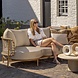 4 Seasons Outdoor Salute Martinique modulaire hoek loungeset 3 delig keramiek amber 4 Seasons Outdoor