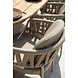 Taste 4SO Calma Prado dining tuinset 160xH75 cm rond 7 delig keramiek latte Taste 4SO