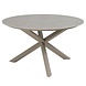 Taste 4SO Calma Prado dining tuinset 130xH75 cm rond 5 delig keramiek latte Taste 4SO