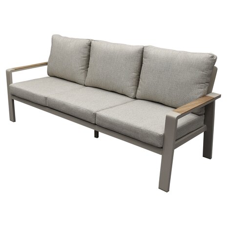 AVH-Collectie Lola stoel bank dining loungeset 4 delig verstelbare tafel latte zand