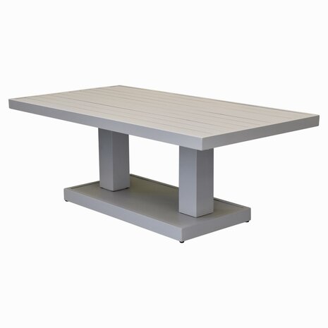 AVH-Collectie Lola stoel bank dining loungeset 4 delig verstelbare tafel latte zand