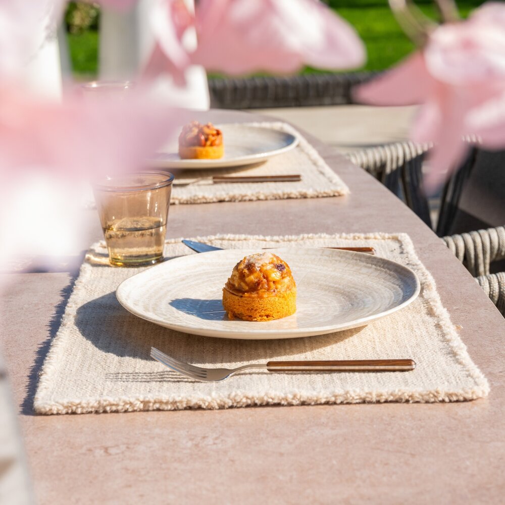 Taste 4SO Calma Manolo dining tuinset 180x95xH75 cm 5 delig latte keramiek Taste 4SO