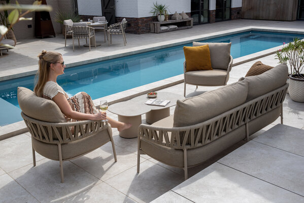 Taste 4SO Calma stoel bank loungeset 4 delig rope latte Taste 4SO