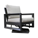 AVH-Collectie Showroommodel Vallena lounge schommelstoel aluminium antraciet AVH-Collectie Showroommodel Vallena lounge schommelstoel aluminium antraciet