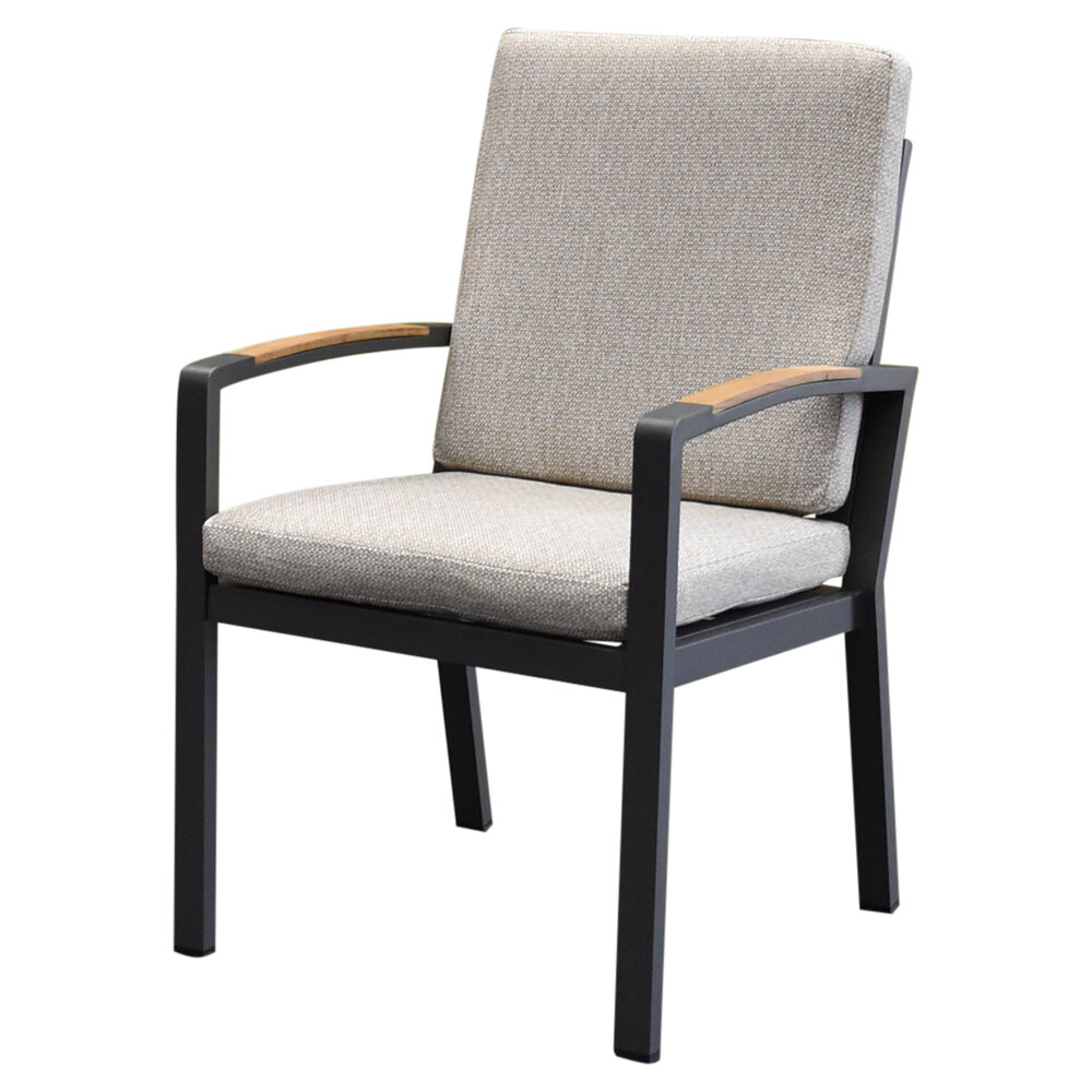 AVH-Collectie Showroommodel Costa Rica Ellips dining tuinset 240x120xH77 cm teak 7 delig AVH-Collectie Showroommodel Costa Rica Ellips dining tuinset 240x120xH77 cm teak 7 delig