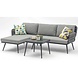AVH-Collectie Showroommodel Ascona chaise longue loungeset 3 delig rope