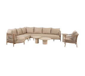 4 Seasons Outdoor Hampton Martinique modulaire hoek loungeset 6 delig mortex amber 4 Seasons Outdoor 4 Seasons Outdoor Hampton Martinique modulaire hoek loungeset 6 delig mortex amber 4 Seasons Outdoor