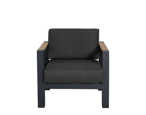 AVH-Collectie Showroommodel Victoria stoel bank loungeset 4 delig aluminium teak