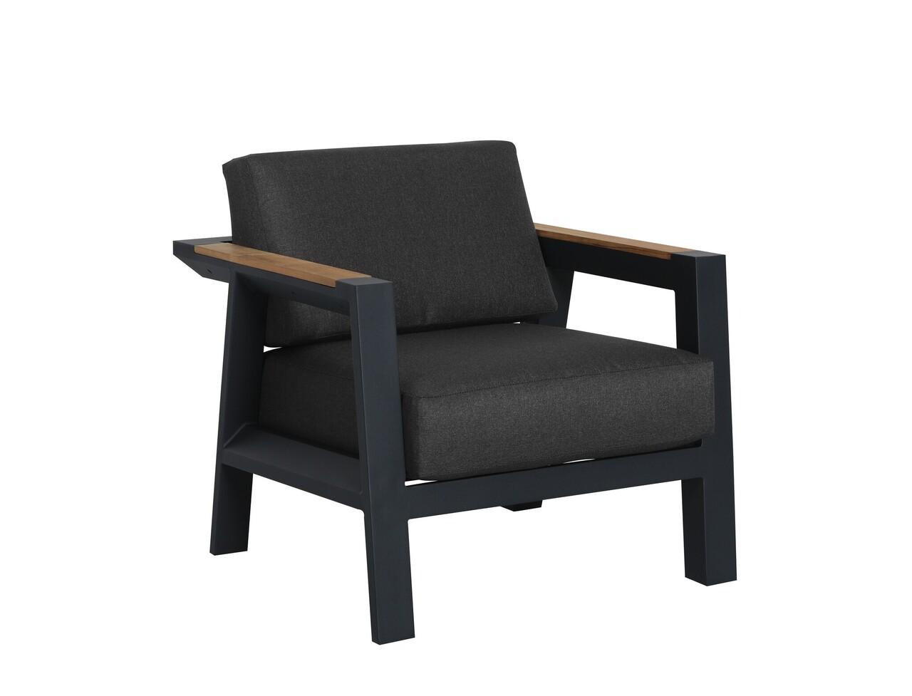 AVH-Collectie Showroommodel Victoria stoel bank loungeset 4 delig aluminium teak